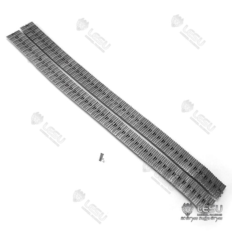 LESU 1/14 Metal Excavator Track 43MM Width PC360, Small Short Tail Excavator DIY Track BA-B002-Z1 Excavator Engineering Vehicle Tank