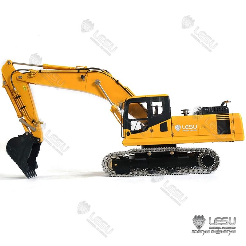 LESU 1/14 RC Model PC360 Hydraulic Crawler Excavator 7-way Valve
