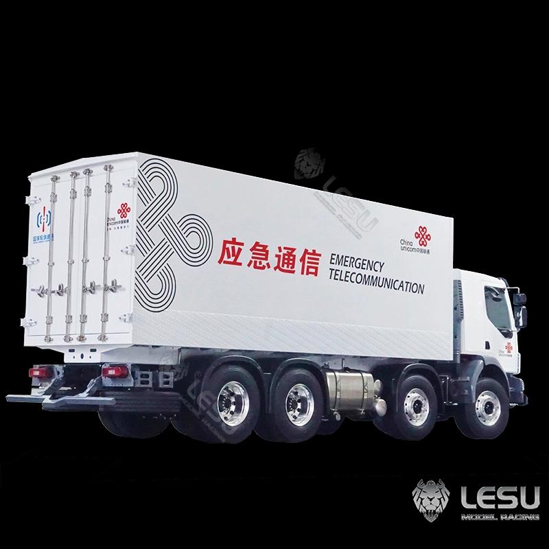 LESU 1/14 Volvo Truck Model Toy 8*4 Dense Bucket Container Truck Full Metal Bucket Simulation Chassis LS-Z0056