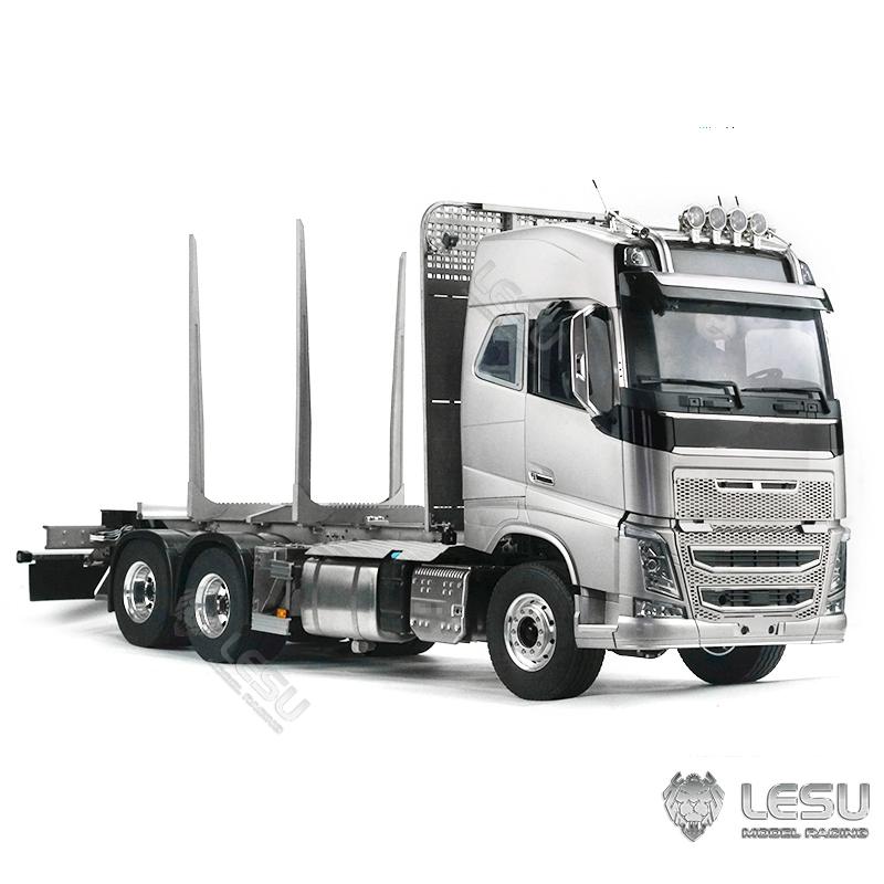 LESU 1/14 Tamiya FH16 wood car 6*6 full metal chassis simulation model