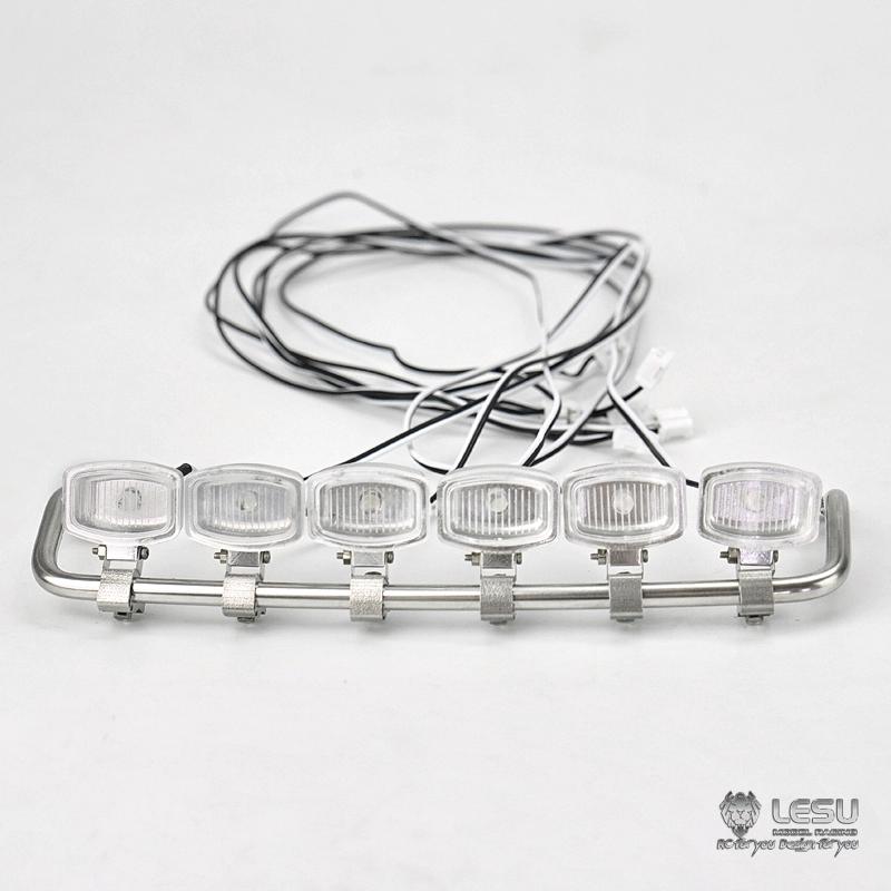LESU RC Truck Model High Top Spotlight LED Headlight Spotlight S-1249-B for 1/14 Tamiya TGX26.540 Traction Truck Model Toy Parts