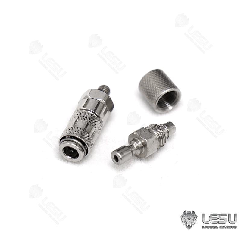 LESU precision copper chrome-plated custom high-pressure quick-release adapter nozzle accessories Modification upgrade or DIY