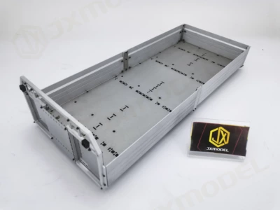 JX head hanging plate cargo box - JXMODEL-F1650 with hanging plate long and short cargo box metal box 1/14