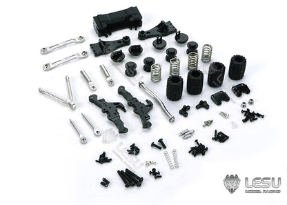 1/14 simulation truck model Tamiya modified accessories X-8023-A independent bridge shock absorber airbag suspension LESU