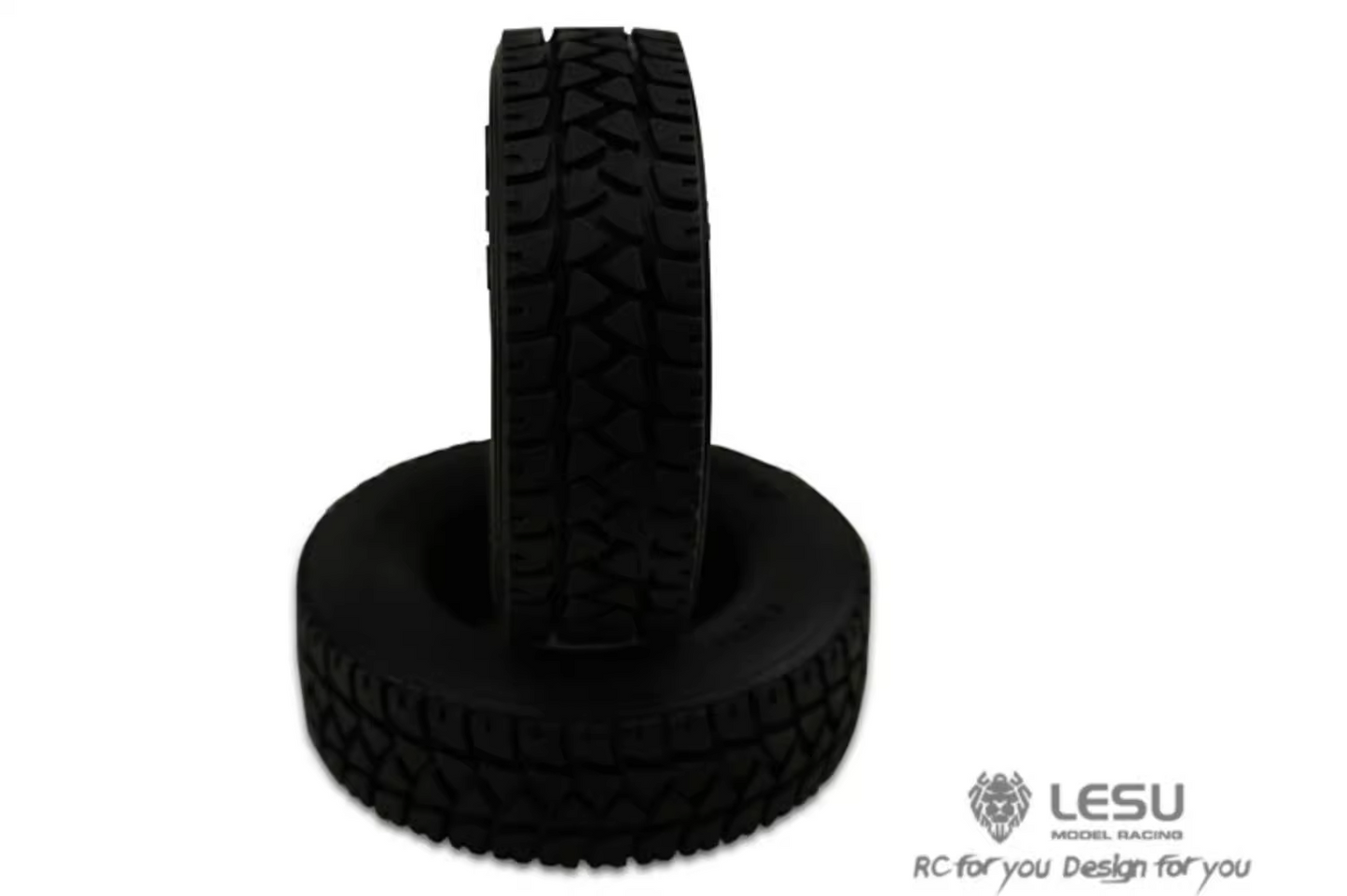 1/16 truck tractor DIY German bruder tire RC accessories model 60001 highway front wide tire LESU