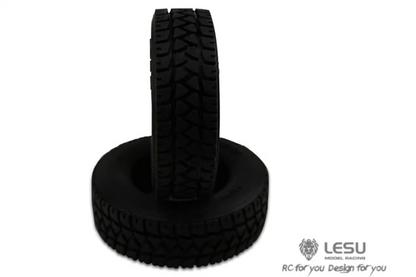1/16 truck tractor DIY German bruder tire RC accessories model 60001 highway front wide tire LESU