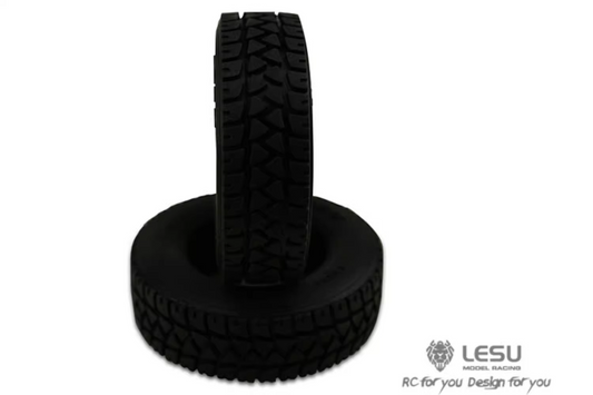 1/16 truck tractor DIY German bruder tire RC accessories model 60001 highway front wide tire LESU