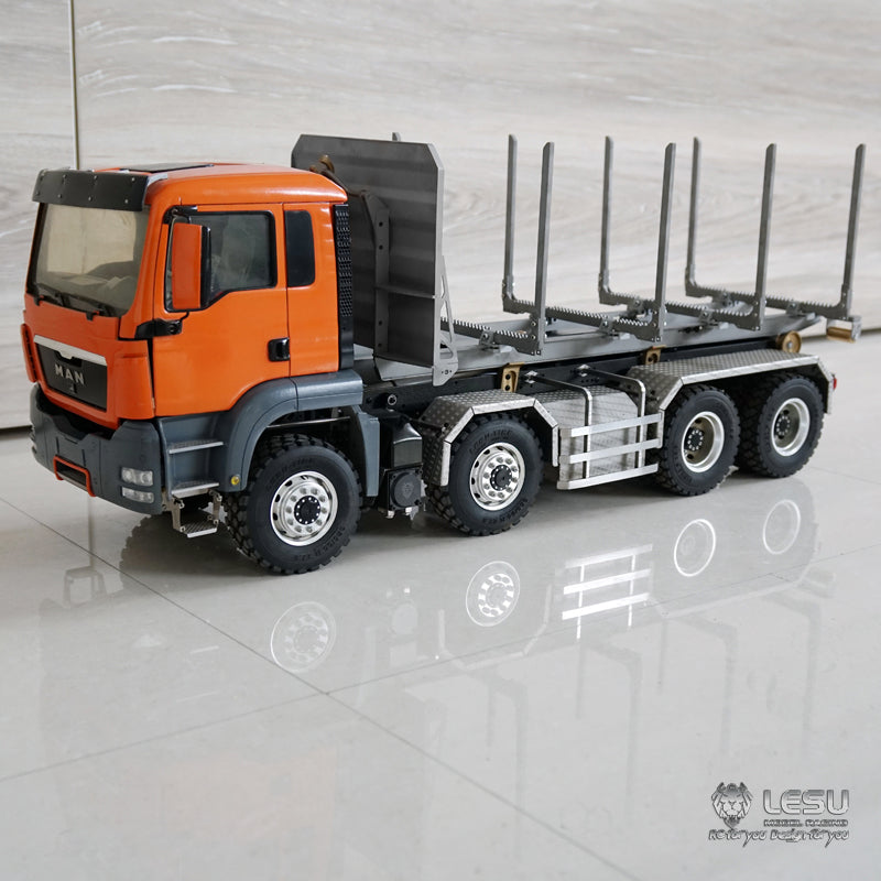 LESU 1/14 Tamiya Truck Roll-off Fully Unloading Hydraulic Full Metal Loading Tree Bucket LS-20160901-I