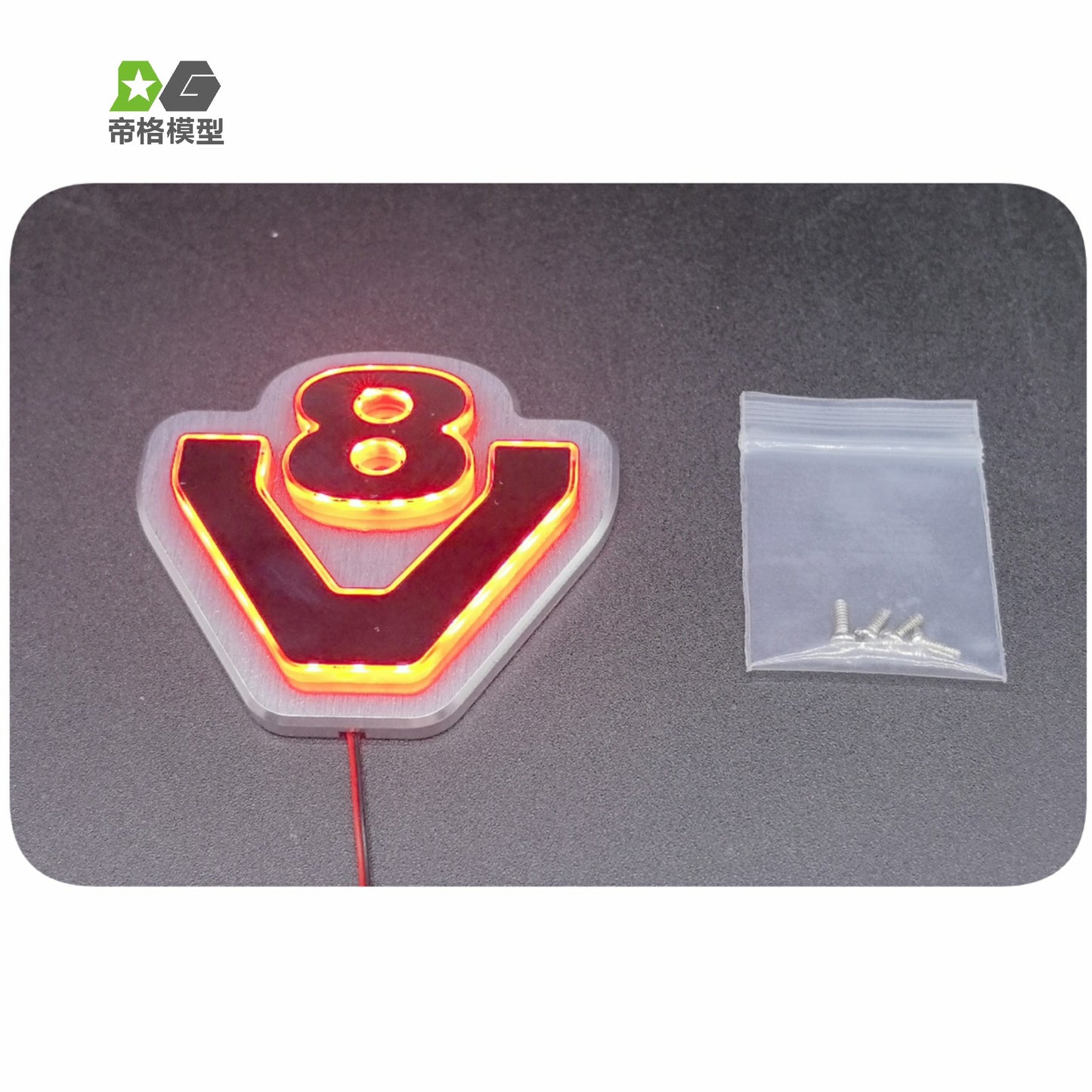 DG Model Tamiya 1/14 V8 Tractor Truck 56371 770S Man Background Wall Light Box