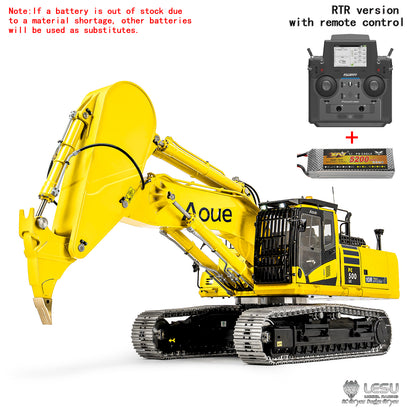 LESU 1/14 RC Hydraulic Engineering Model, BA-B0020 AOUE-PC500LC Rock Arm Excavator