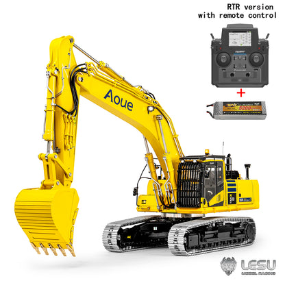 LESU 1/14 Scale Hydraulic Construction Model (1 Pump, 7 Valves) – BA-B0019 Aoue-PC500LC Excavator with Two-Section Boom
