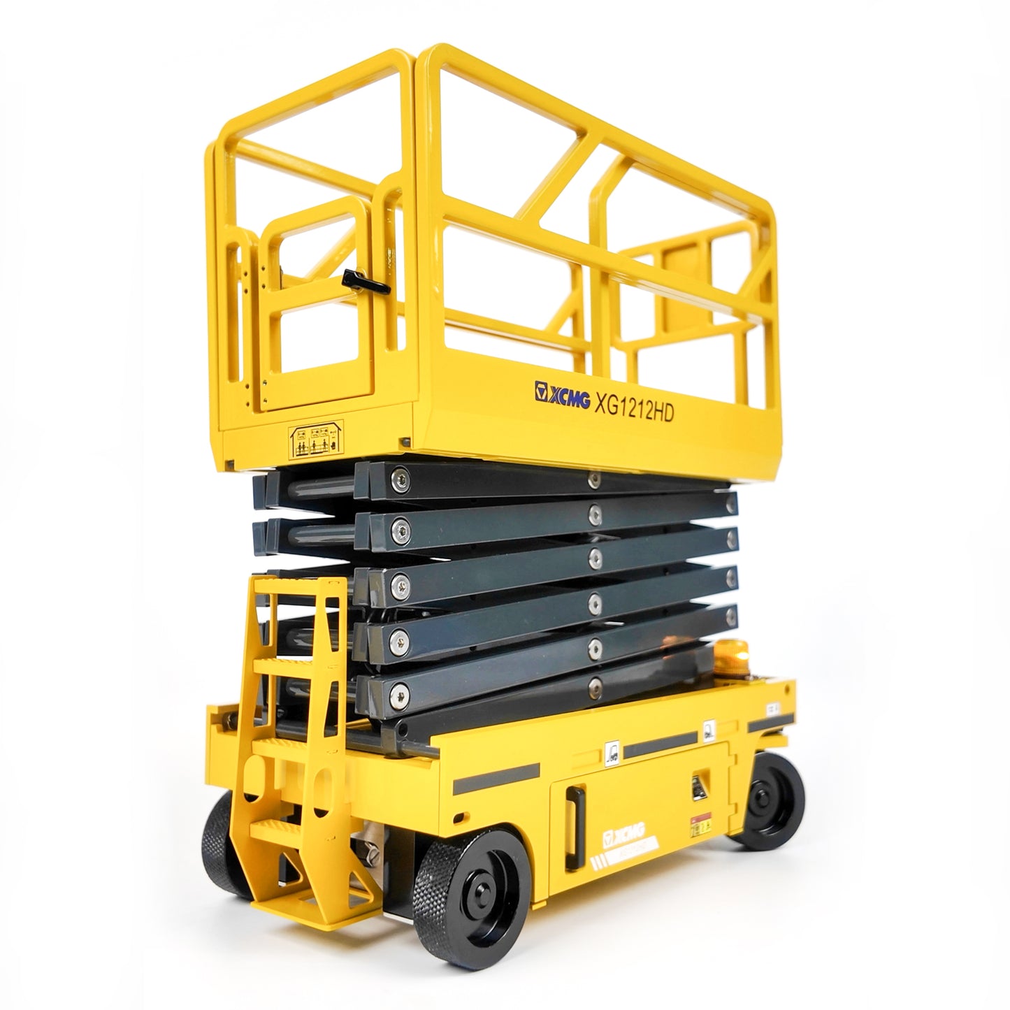 1/14 CUT R&D hydraulically driven aerial work platform model XCMG XG1212HD fully functional high-simulation RTR with I6S remote control