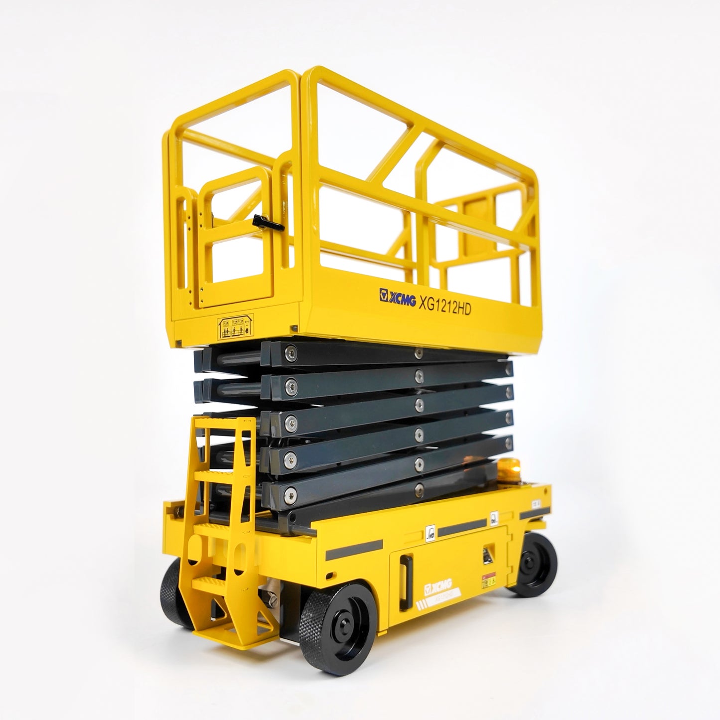 1/14 CUT R&D hydraulically driven aerial work platform model XCMG XG1212HD fully functional high-simulation RTR with I6S remote control