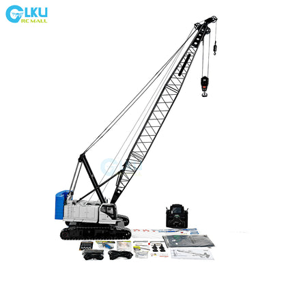 CUT 1/14 C1200 Tracked Truss Hydraulic Crane Simulation Engineering Metal RC Model
