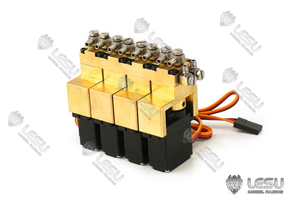 LESU hydraulic model multi-position reversing valve 1-7-way multi-way oil valve upgrade modification accessories or DIY