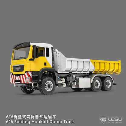 1/14 TGS 6×6 Folding Full‑Dump Roll‑Off Truck, 1‑Pump 5‑Spool Valve V2.0, LESU LS‑Z0102