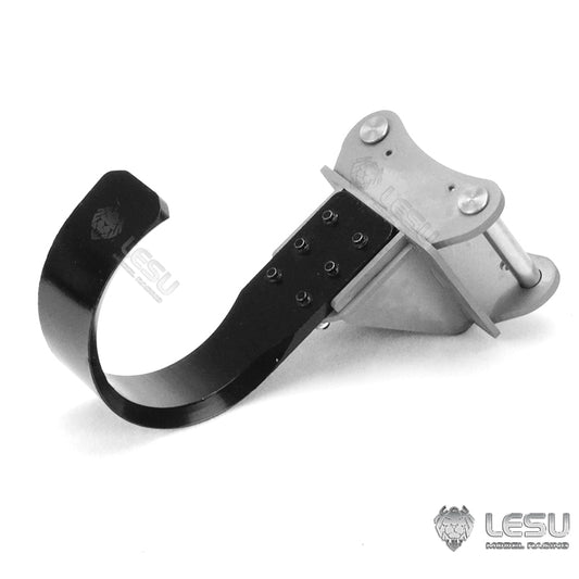 LESU 1/14 simulation hydraulic excavator PC360, wheel excavator, small short tail modified quick-detachable metal tool digging tree bucket attachment