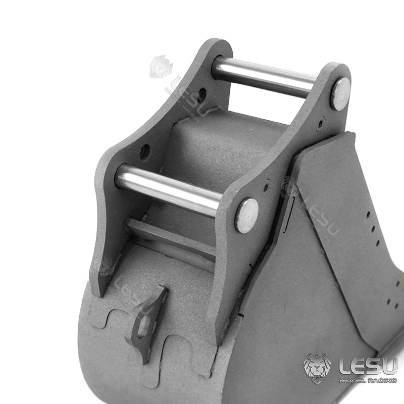 LESU 1/14 simulation hydraulic excavator PC360, wheel excavator, small short tail modified quick-release narrow bucket attachment