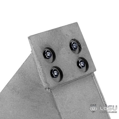 LESU 1/14 simulation hydraulic excavator PC360, wheel excavator, small short tail modified quick-detach metal trapezoidal bucket accessories