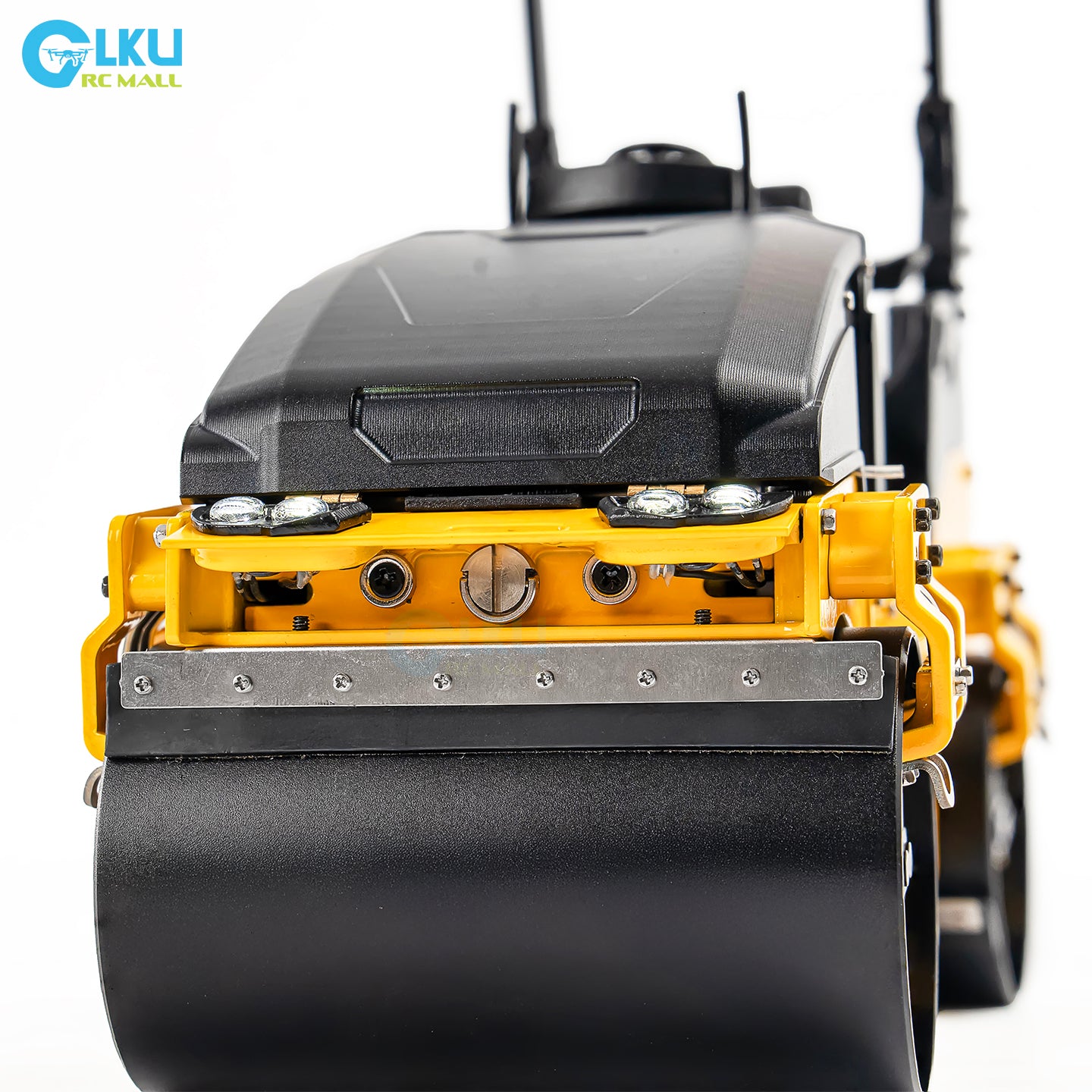 BOMAG 120AD RC 1/14 Metal Desktop Miniature Dual Drive Dual Vibration Small Road Roller Model Toy