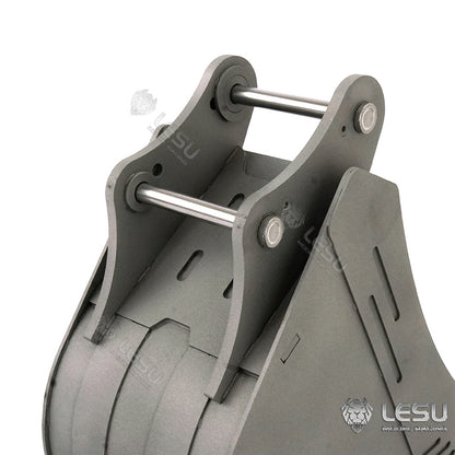 LESU 1/14 Engineering Hydraulic Excavator CAT 374F Modified Quick Release Narrow Bucket Attachment