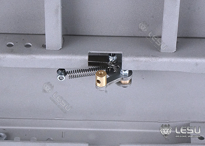 LESU 1/14 Tamiya Truck King mid-cylinder dump truck model toy metal dump bucket