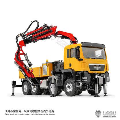LESU 1/14 TGS 8x8 truck-mounted crane loader, can be equipped with a boom lift LS-Z0082 LESU