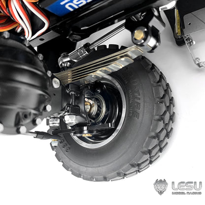 1/14 truck model toy aluminum alloy simulation front wheel hub W-2018-C modified Tamiya accessories LESU