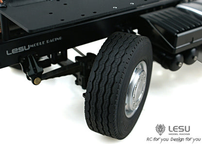 LESU 1/14 Tamiya Scania tractor truck metal three-axle 6X4 chassis remote control car model modification