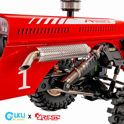 Aresc TG-1 Rock Crawler MK1330 Vintage Tractor 1/10 Scale Full Metal CNC Precision Machined