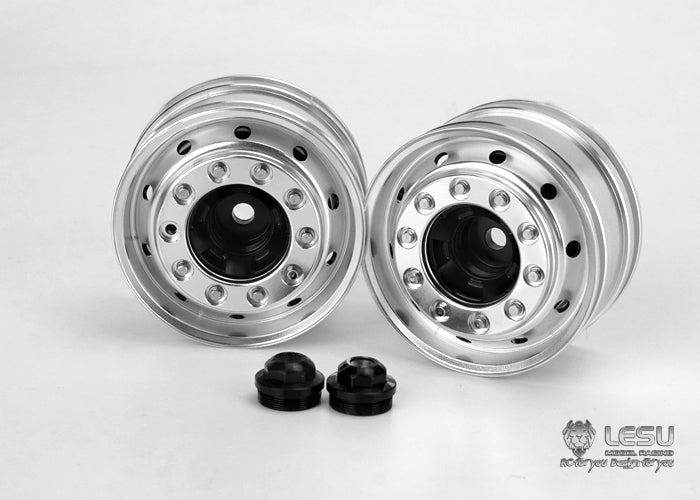 1/14 truck model toy aluminum alloy front wheel hub W-2049 Tamiya tractor LESU