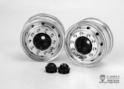 1/14 truck model toy aluminum alloy front wheel hub W-2049 Tamiya tractor LESU