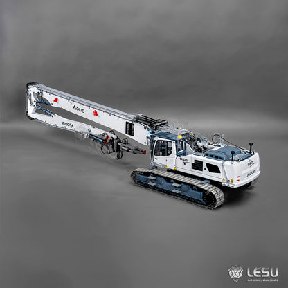 LESU 1/14 Fully Hydraulic Remote Control Model Simulation Excavator Aoue-LR960 Demolition Machine Excavator