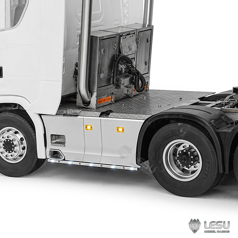 LESU 1/14 Tamiya tractor Scania 770S truck model modified side skirt pedal LED side light assembly G-6269