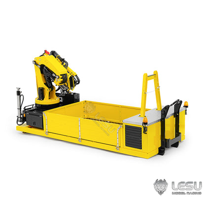 LESU 1/14 Truck 8X8 Roll-on/Roll-off Truck Upgrade Kit Fully Unloaded 7-Valve Truck-mounted Crane Ballast Bucket Assembly