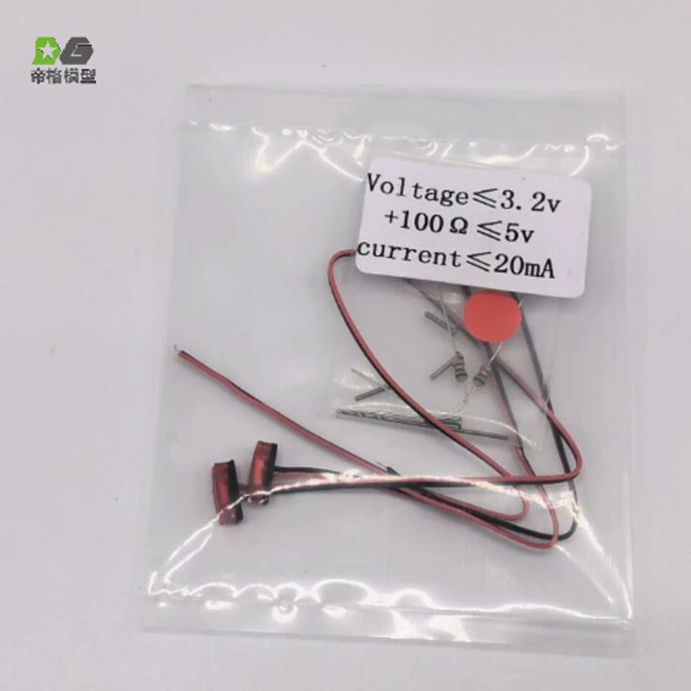 DG RC Tamiya 1/14 Scania 70S Truck (56371) - with orange, red, blue, and white position lights