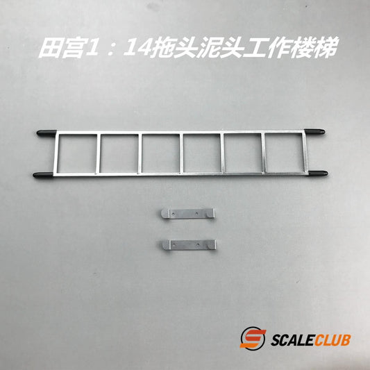 SCALECLUB Tamiya 1:14 tractor mud head metal upgrade work stairs