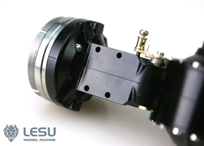 LESU 1/16 loader engineering vehicle RD-2001 lock differential axles wheel side planetary reduction axles modification model