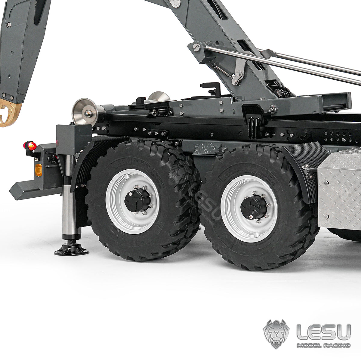 6×6 Telescopic Full‑Dump Trailer, RC Hydraulic Tipper Engineering Trailer Model, LS‑A0066‑A