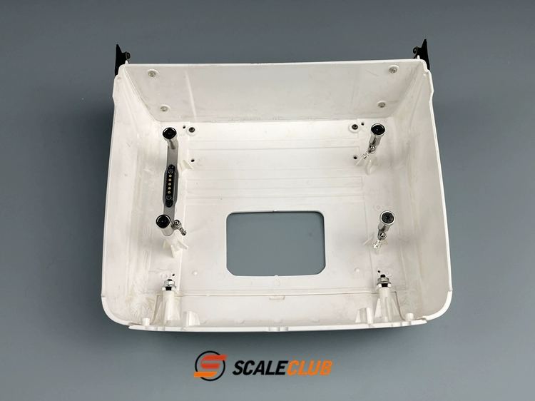 scaleclub 1/14 Tamiya tractor truck magnetic high roof kit battery modification European style