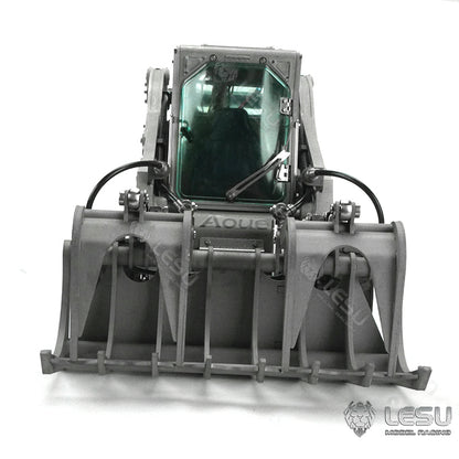 LESU 1/14 Engineering Hydraulic Model Bobcat Loader Upgraded with Hydraulic Gripper