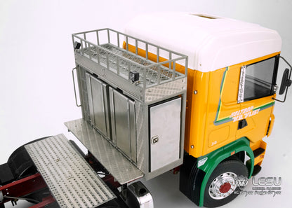 LESU 1/14 Tamiya heavy tractor truck model toy DIY modified model simulation equipment rack G-6181