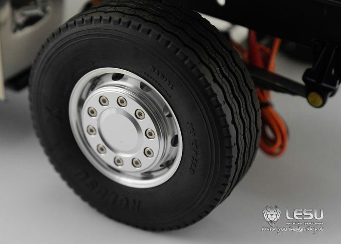 LESU 1/14 Tamiya benz1851 3363 tractor truck 6X4 metal chassis remote control model truck modification