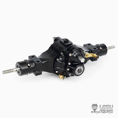 1/14 truck Tamiya tractor axle Q-900 series differential lock flange bridge mud army truck DIY model LESU