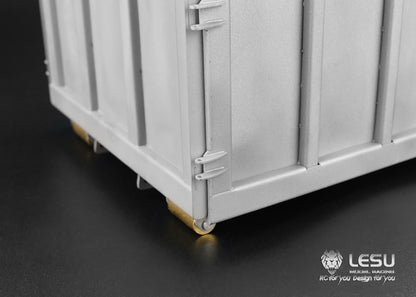 LESU 1/14 Truck Metal Toy Fully Unloaded Hydraulic Roll-off Truck Cargo Box Set LS20160901-H