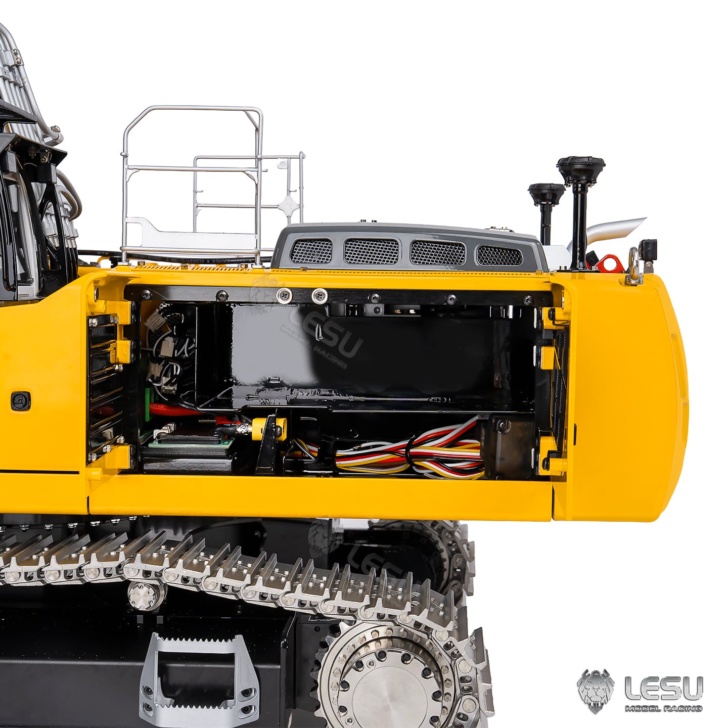 1/14 Hydraulic R956 Two-Section Arm Excavator Model BA-B0039 Motor Drive Version Dual Pump 6 Valve LESU