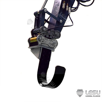 LESU 1/14 Engineering Hydraulic Excavator CAT 374F Modified Quick Release Tool Digging Tree Bucket Attachment