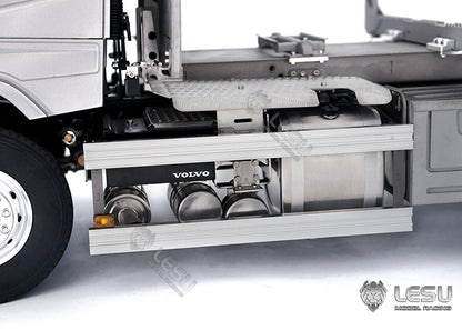 LESU 1/14 Tamiya FH16 wood car 6*6 full metal chassis simulation model