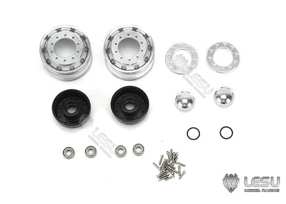 1/14 truck toy aluminum alloy CNC made front wheel hub W-2051 Tamiya tractor model accessories