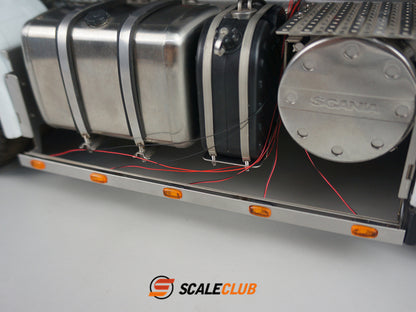 Scaleclcub Model Tamiya TC 1/14 Scania Side Panel Lights Spoiler Lights Euro Truck Parts